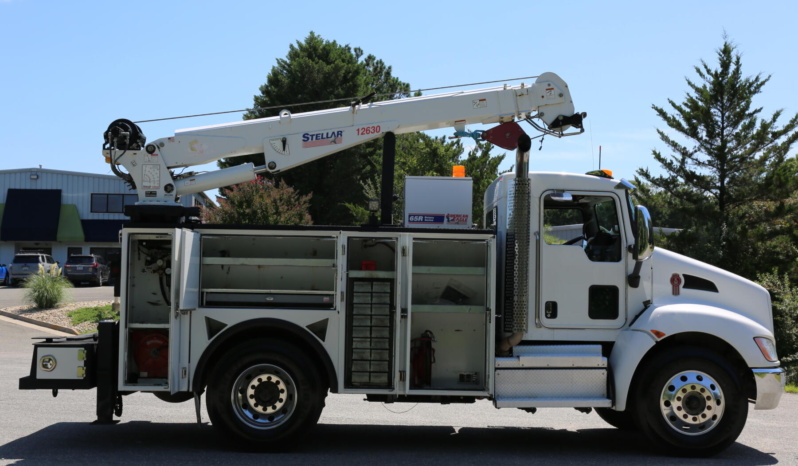 2019 Kenworth T370 Mechanics Truck, PX9 Diesel, Allison Auto, 33k GVWR, Stellar 12630 Crane, 105k Miles full