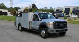 2015 Ford F550 Mechanics Truck, 6.7 Diesel, 4WD, Lube Skid, Palfinger 8k 29′ Crane, 110k Miles
