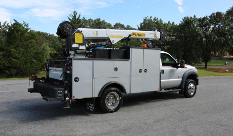 2015 Ford F550 Mechanics Truck, 6.7 Diesel, 4WD, Lube Skid, Palfinger 8k 29′ Crane, 110k Miles full