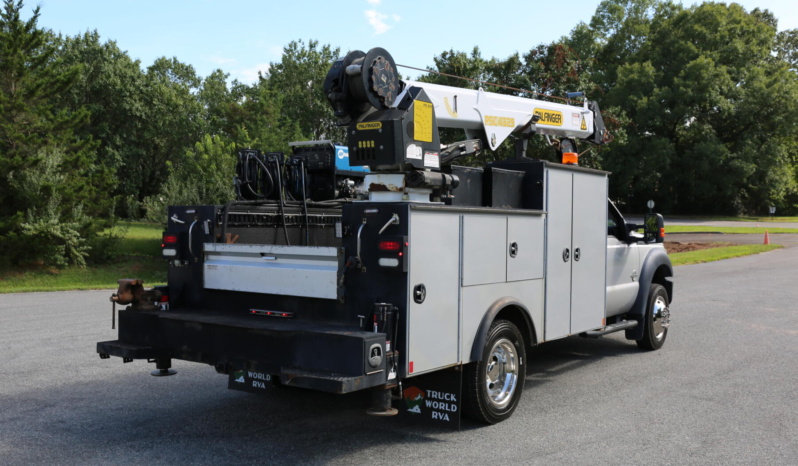 2015 Ford F550 Mechanics Truck, 6.7 Diesel, 4WD, Lube Skid, Palfinger 8k 29′ Crane, 110k Miles full