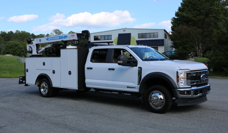 2024 Ford F-550 Mechanics Truck, 61k Miles, 4WD, Crew Cab, Autocrane HC7, Diesel full