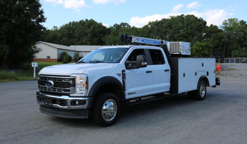 2024 Ford F-550 Mechanics Truck, 61k Miles, 4WD, Crew Cab, Autocrane HC7, Diesel full