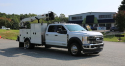 2025 Ford F550 Mechanics Truck, Diesel, 4WD, Crew Cab, IMT 7500-30 Crane, 41k Miles