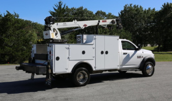 2014 Ram 5500 Mechanics Truck, Cummins Diesel, 4WD, 208k Miles, IMT 7500-22 Series Crane full
