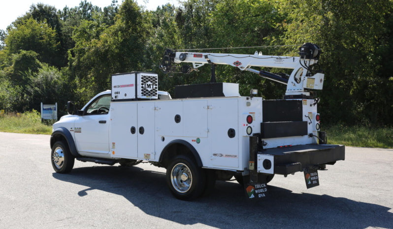 2014 Ram 5500 Mechanics Truck, Cummins Diesel, 4WD, 208k Miles, IMT 7500-22 Series Crane full