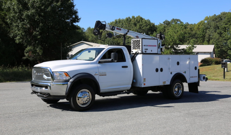 2014 Ram 5500 Mechanics Truck, Cummins Diesel, 4WD, 208k Miles, IMT 7500-22 Series Crane full