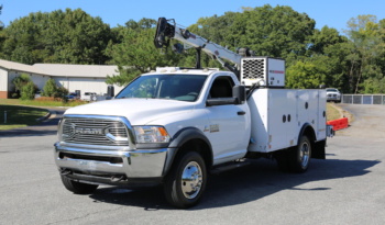 2014 Ram 5500 Mechanics Truck, Cummins Diesel, 4WD, 208k Miles, IMT 7500-22 Series Crane full
