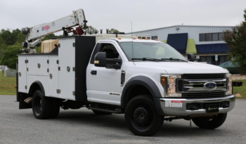 2019 Ford F550 Mechanics Truck, EC4000 Crane, 11′ Stellar Bed, Lube Skid, 4×4, Diesel, 171k Miles full