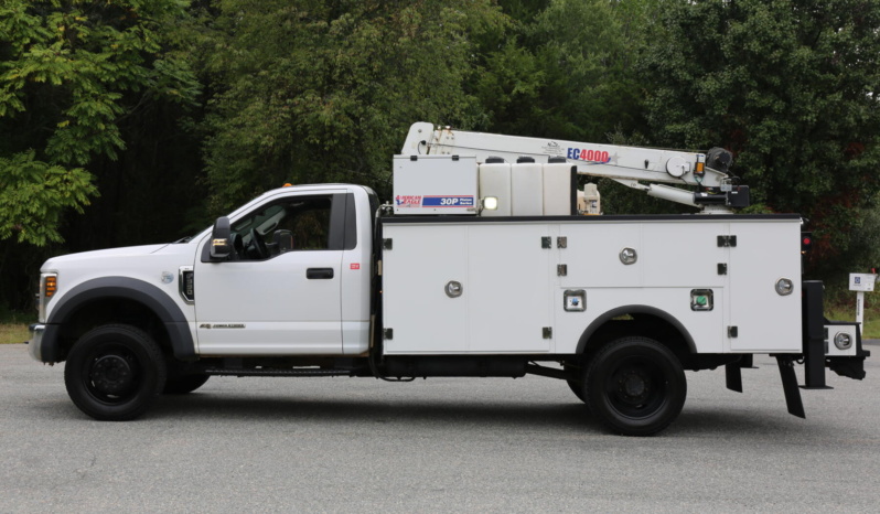 2019 Ford F550 Mechanics Truck, EC4000 Crane, 11′ Stellar Bed, Lube Skid, 4×4, Diesel, 171k Miles full