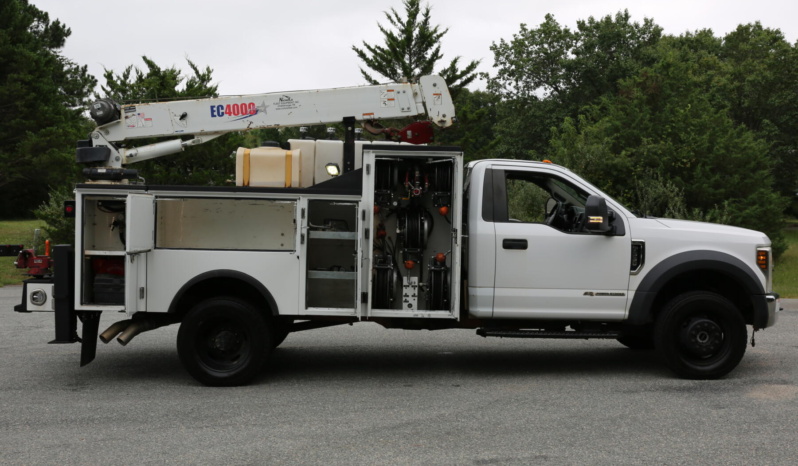 2019 Ford F550 Mechanics Truck, EC4000 Crane, 11′ Stellar Bed, Lube Skid, 4×4, Diesel, 171k Miles full