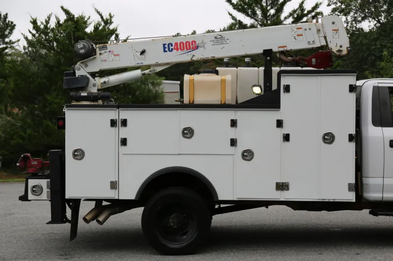 2019 Ford F550 Mechanics Truck, EC4000 Crane, 11′ Stellar Bed, Lube Skid, 4×4, Diesel, 171k Miles — Bed 15