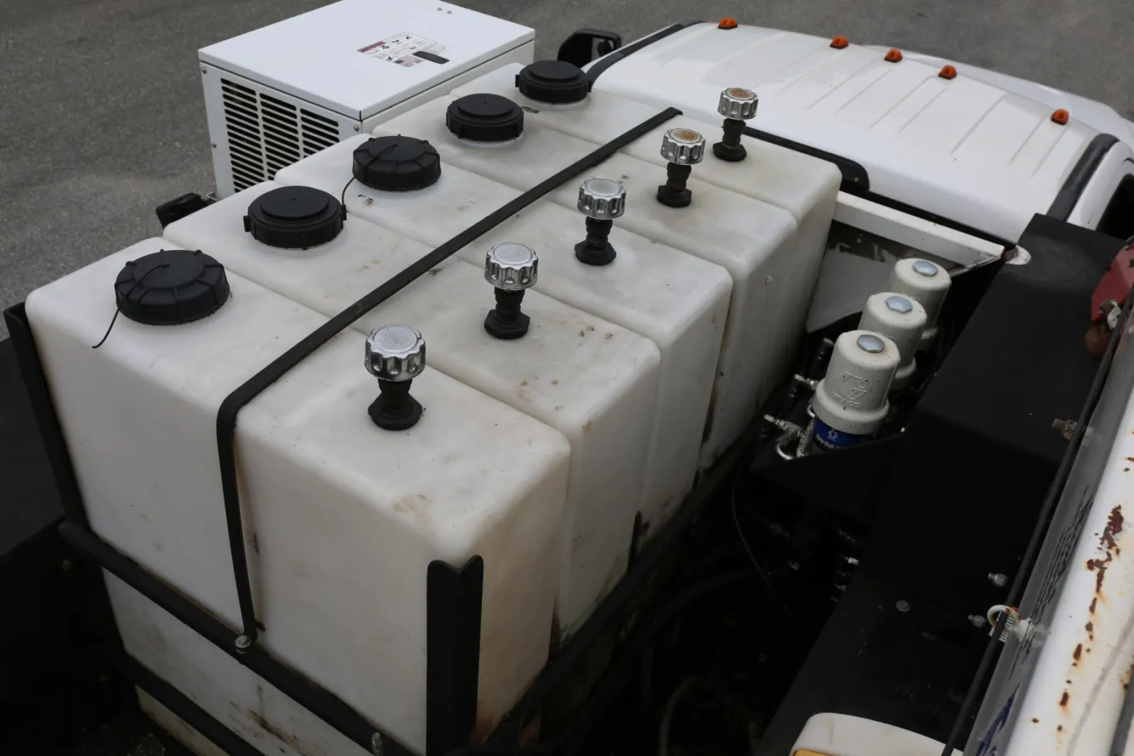 2019 Ford F550 Mechanics Truck, EC4000 Crane, 11′ Stellar Bed, Lube Skid, 4×4, Diesel, 171k Miles — Bed 56