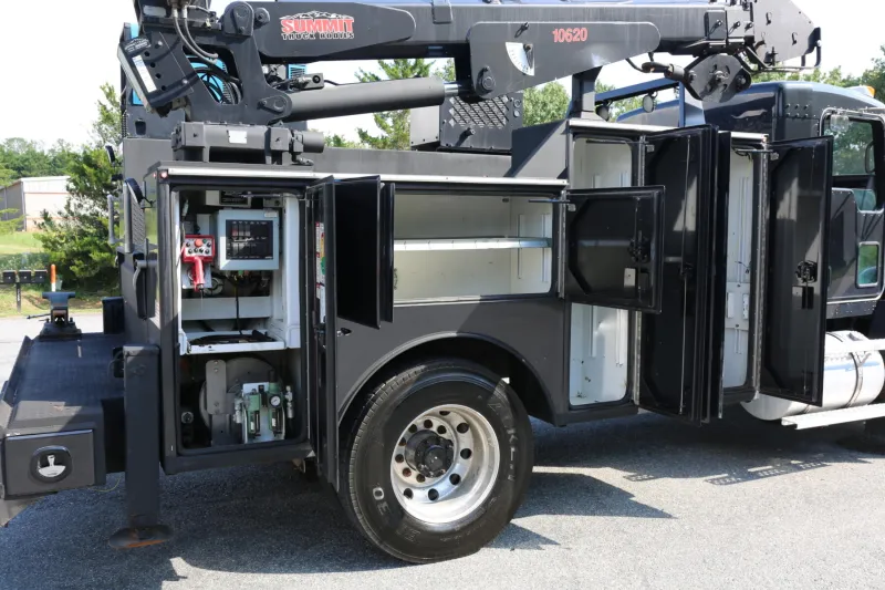 2019 Kenworth T270, Under CDL Mechanics Truck, Air Ride, Summit 10620 Crane, 190k Miles, 5800 Hours — Bed 14