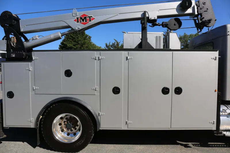 2021 Kenworth T270, Under CDL, 14′ IMT Body, 10k 30′ Crane, 151k Miles, PX7, Allison Auto — Bed 10